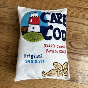 LUCY SPARROW Cape Cod Potato Chips Original Signed Felt Pop Art